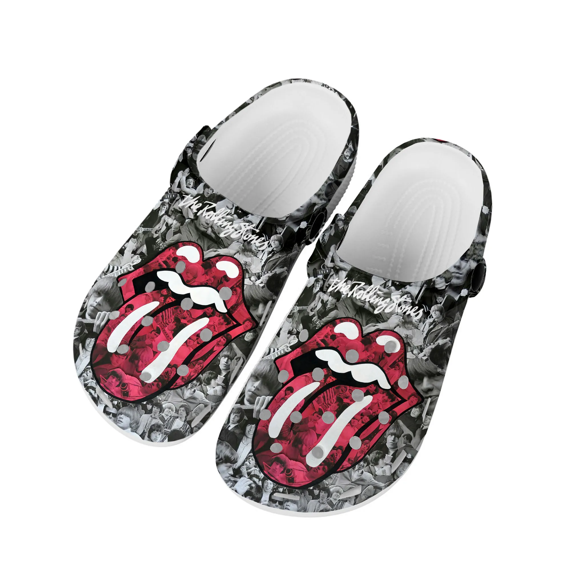 

Stones Home Clogs Custom Water Shoes Rock Roll Mens Womens Teenager Shoe Garden Clog Beach Hole Slipper Casual Slippers