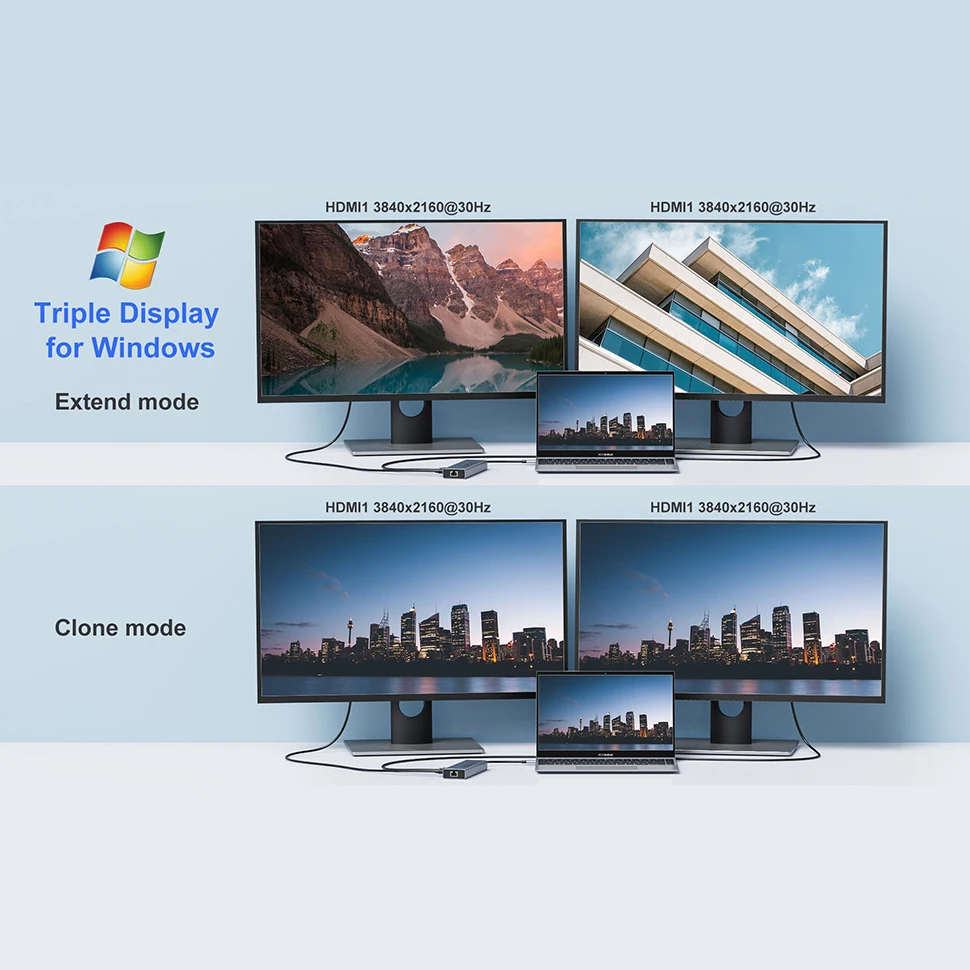 Док-станция MOKiN 10 в 1 для MacBook Air/Pro iPad ноутбука Thunderbolt — функции USB3.0 HDMI 4K60 Гц PD 100 Вт