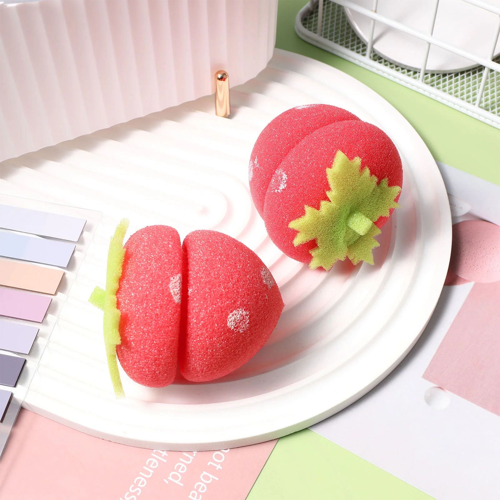 12 шт. губка для укладки волос женские бигуди роликовые ролики клубники колесо