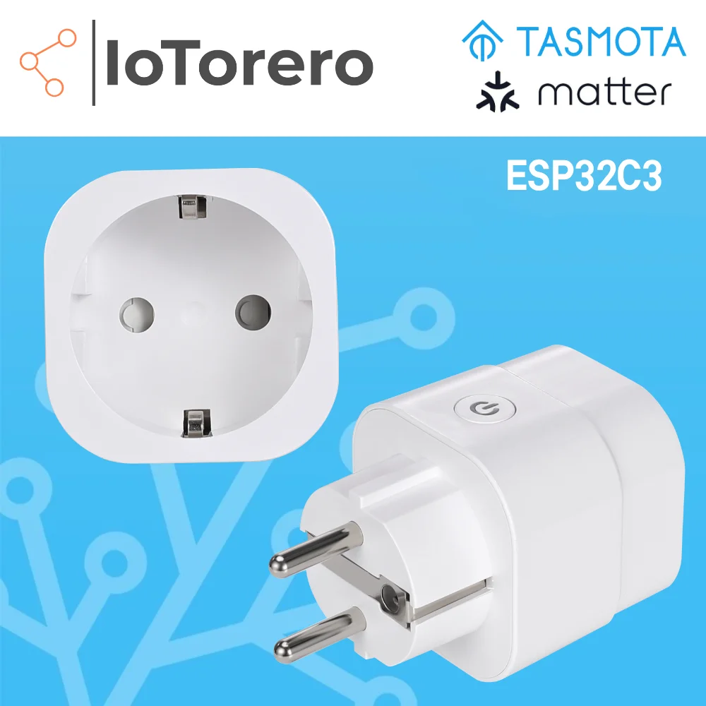 

IoTorero Tasmota Matter ESP32C3 Модуль мониторинга потребления 16А