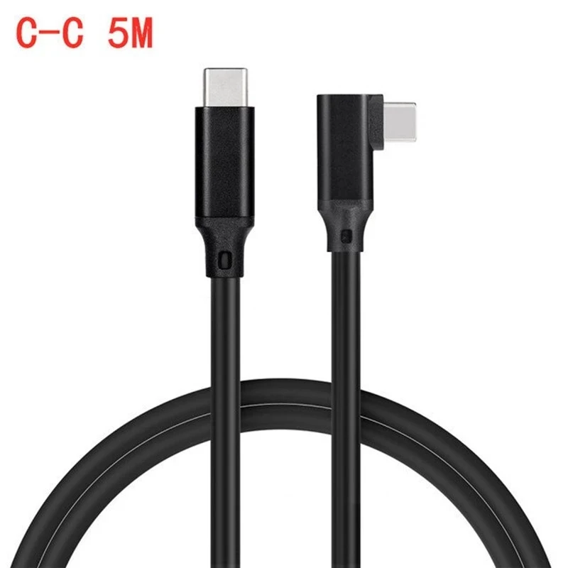 

For Oculus Link USB- C Steam VR Quest 2 Type- C 3.1 Data Cable, Elbow Selectable 3m 5m 6m