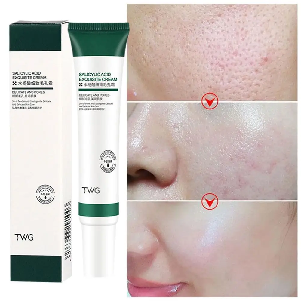 

Salicylic Acid Acne Removal Cream Acne Treatment Moisturizing Oil Control Shrink Pore Repair Redness Pimple Acne Scar Skin Care