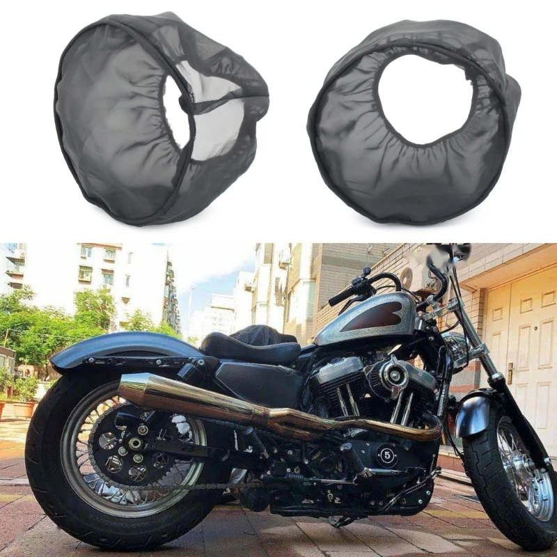 

Motorcycle Air Cleaner Filter Waterproof Rain Sock Cover Fit for Touring Sportster 883 1200 Dyna Air Intakes Rain Covers
