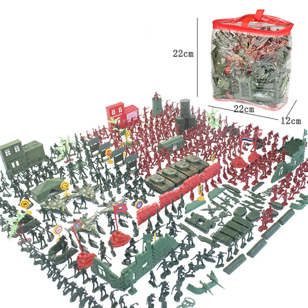 330 шт. пластиковая модель детская детский набор игрушек для детей 4 см солдатское