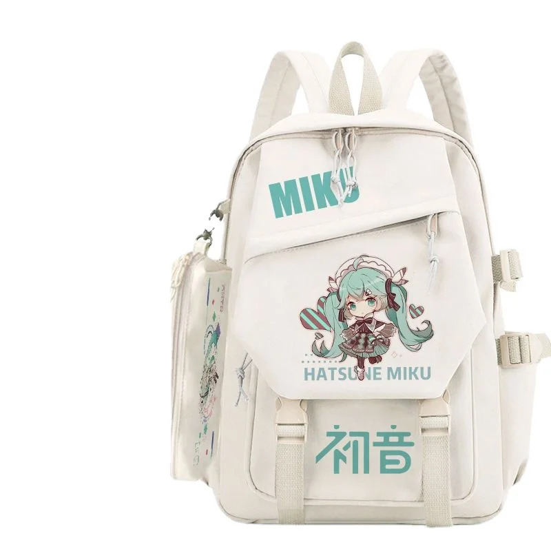 Hatsune Miku girls cartoon creative school bag student kids large capacity kawaii printing backpack anime peripheral wholesale