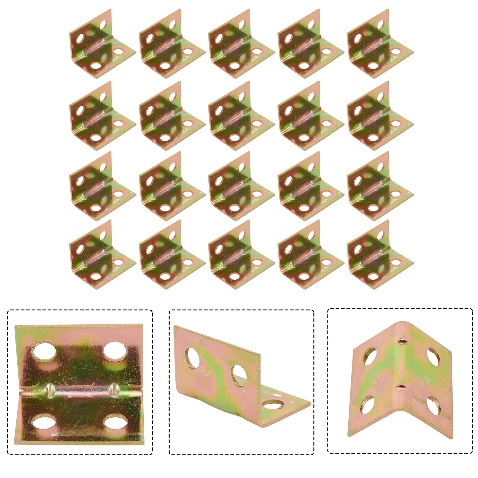 20 шт. угловой кронштейн 90-градусный шкаф из нержавеющей стали угловая скоба