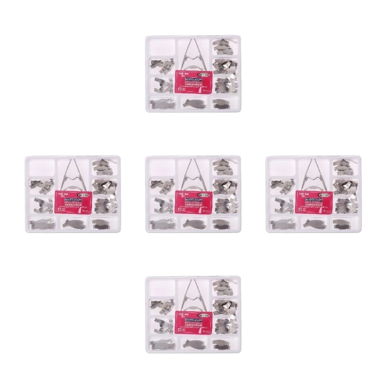 36 шт. Контурные металлические матрицы для стоматологического седла