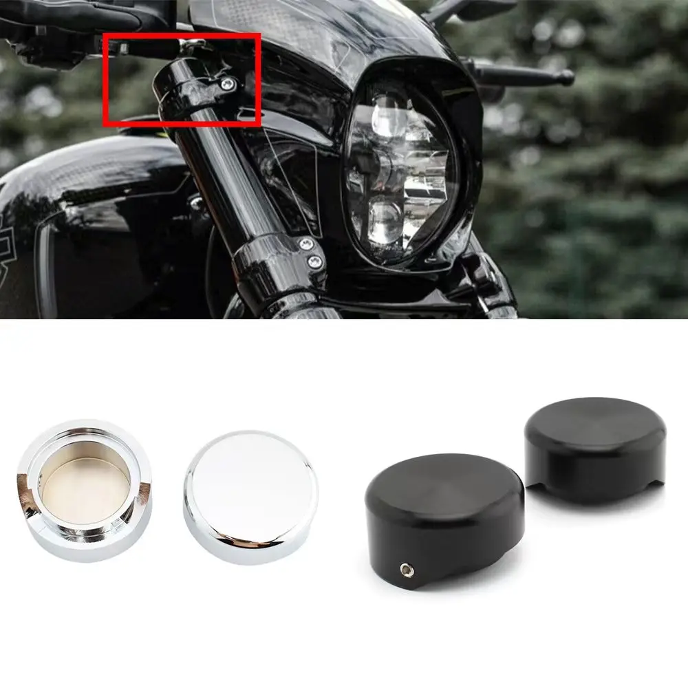 

Motorcycle Accessories Front Fork Cover Caps For Harley Softail Breakout FXBR FXBRS 2018 2019 2020 2021 2022