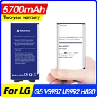Аккумулятор для Lg G5 H850 H820 H830 H840 H868 H860n H860 Ls992 Us992 F700l F700s F700k Vs987, 5700 мАч