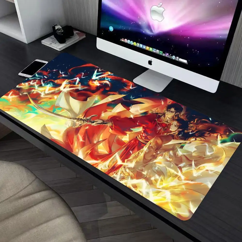 Фото Коврик для мыши Tian Guan Ci Fu XXL, игровой коврик для клавиатуры, аксессуары для геймеров, большой коврик для компьютерного стола, коврик для мыши в стиле манга №4