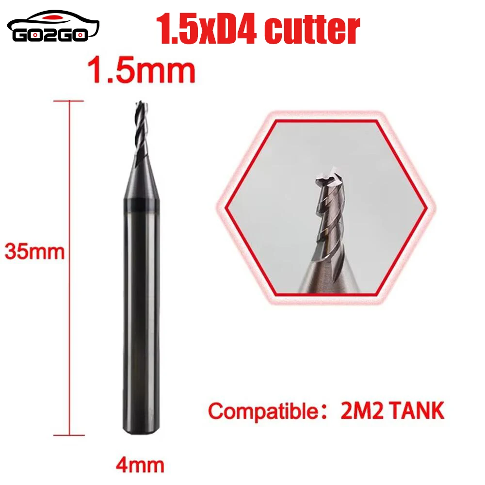 

2M2 Станок для ключей в баке, резак 1,5 мм, 2,0 мм, зонд 1,0 мм и U-образный резак, резак 0,9 мм, зонд 0,5 мм послепродажного обслуживания