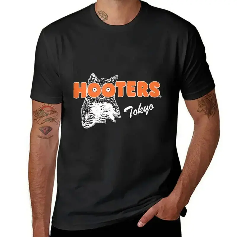 Футболка Hooters Okyo быстросохнущая винтажная одежда черные футболки для мужчин