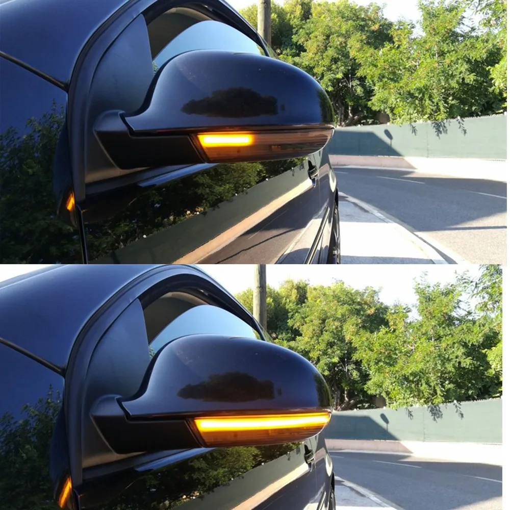 

Dynamic Turn Signal LED Rearview Mirror Indicator Blinker Repeater Light For Volkswagen VW GOLF 5 Jetta MK5 Passat B5.5 B6 EOS