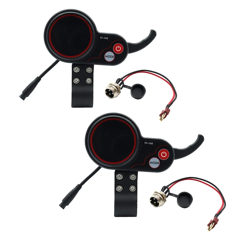 

_ Дисплей приборной панели + Т-образный кабель для скутера, скейтборда, спидометра для Kugoo M4, запчасти для электрического скутера