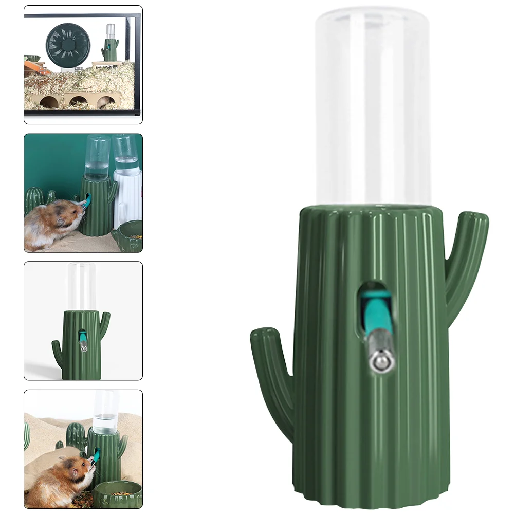 

Water Feeder Bottle Hamster Pets Pet Rabbit Dispenser Stand Withshaped Ceramic Feeding Holder Container Cage