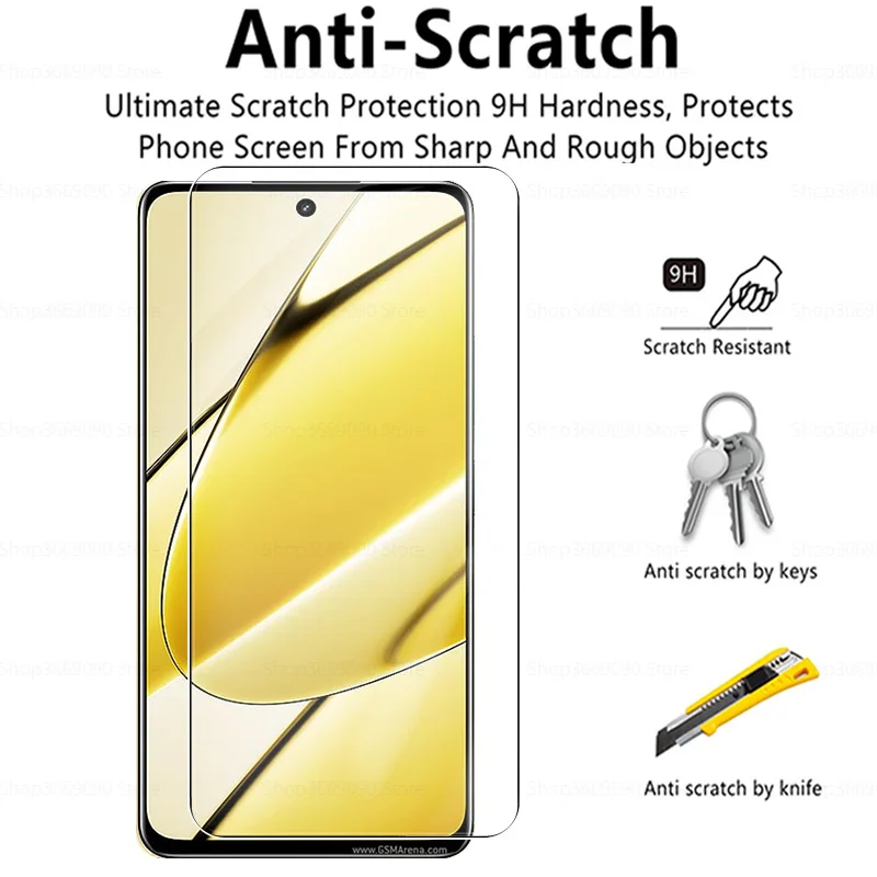 6In1 Protective Glass Case For Realme 11 5G Tempered Realm Readme 11X Realme11 X 6.72'' Screen Lens Camera Protector Film