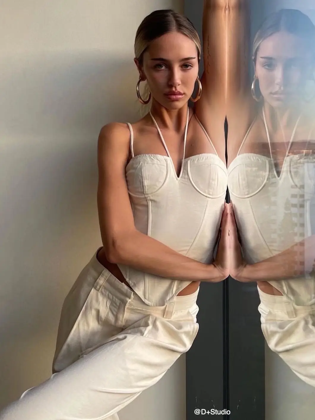 

Летний женский хлопковый Двухцветный Топ-труба, шикарный дизайн рыбий хвост, топ на бретельках, сексуальный шик