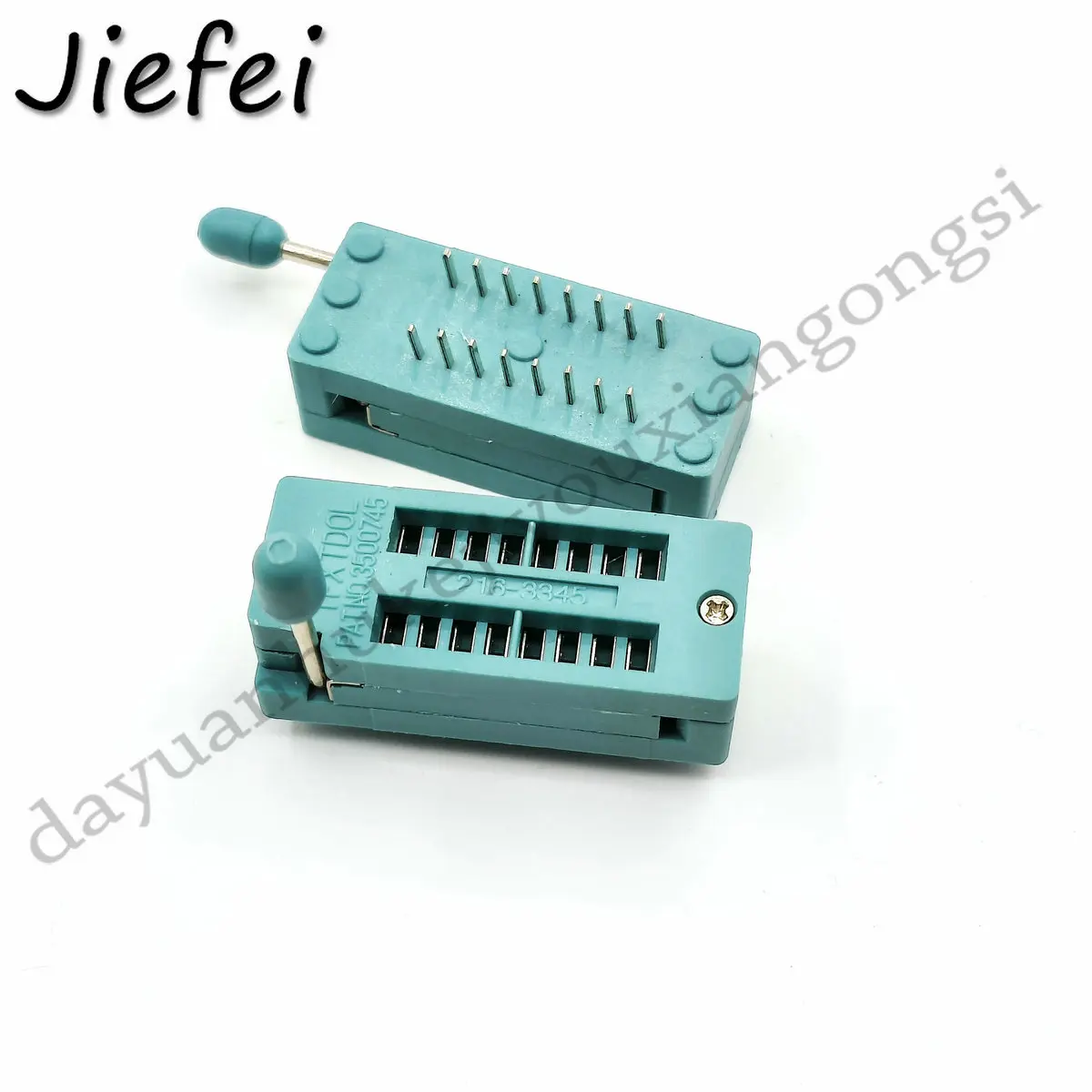 

3 шт. 14p 16p 18p 20p Pin 2,54 мм Green DIP Универсальная Тестовая розетка ZIF IC Тип пайки Блокировка IC seat zif Розетка