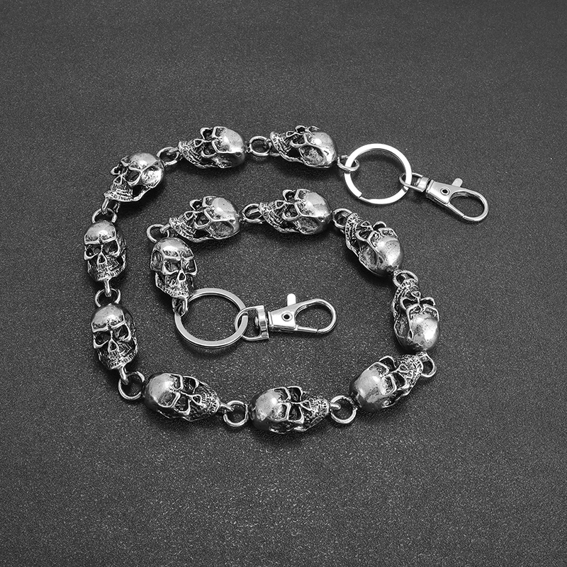 Властное искусственное кольцо в стиле панк Мужская крутая цепочка для джинсов