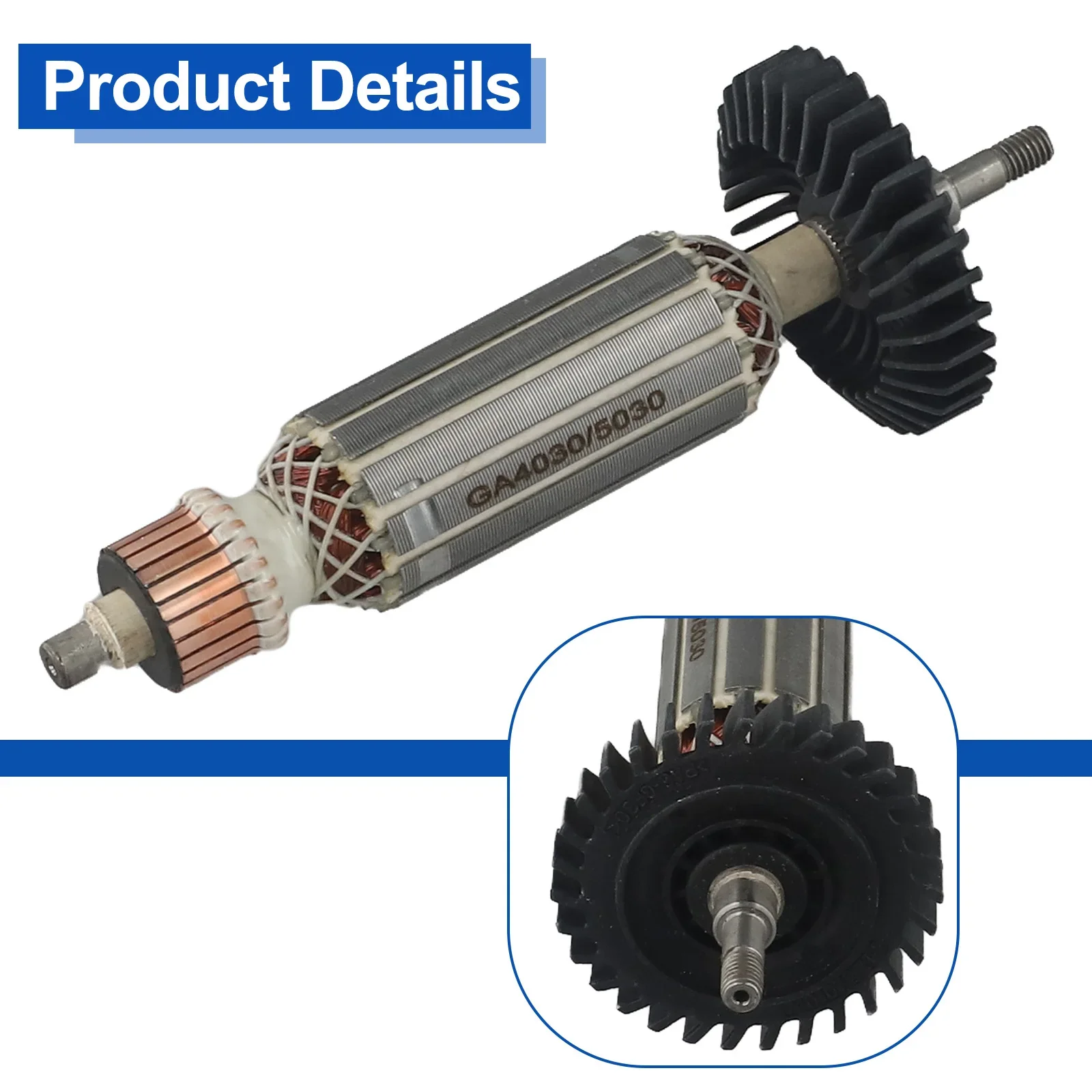 Якорь ротора якоря совместимый с GA5030 GA4530 GA4030 GA5034 GA4534 GA4031 угловая шлифовальная
