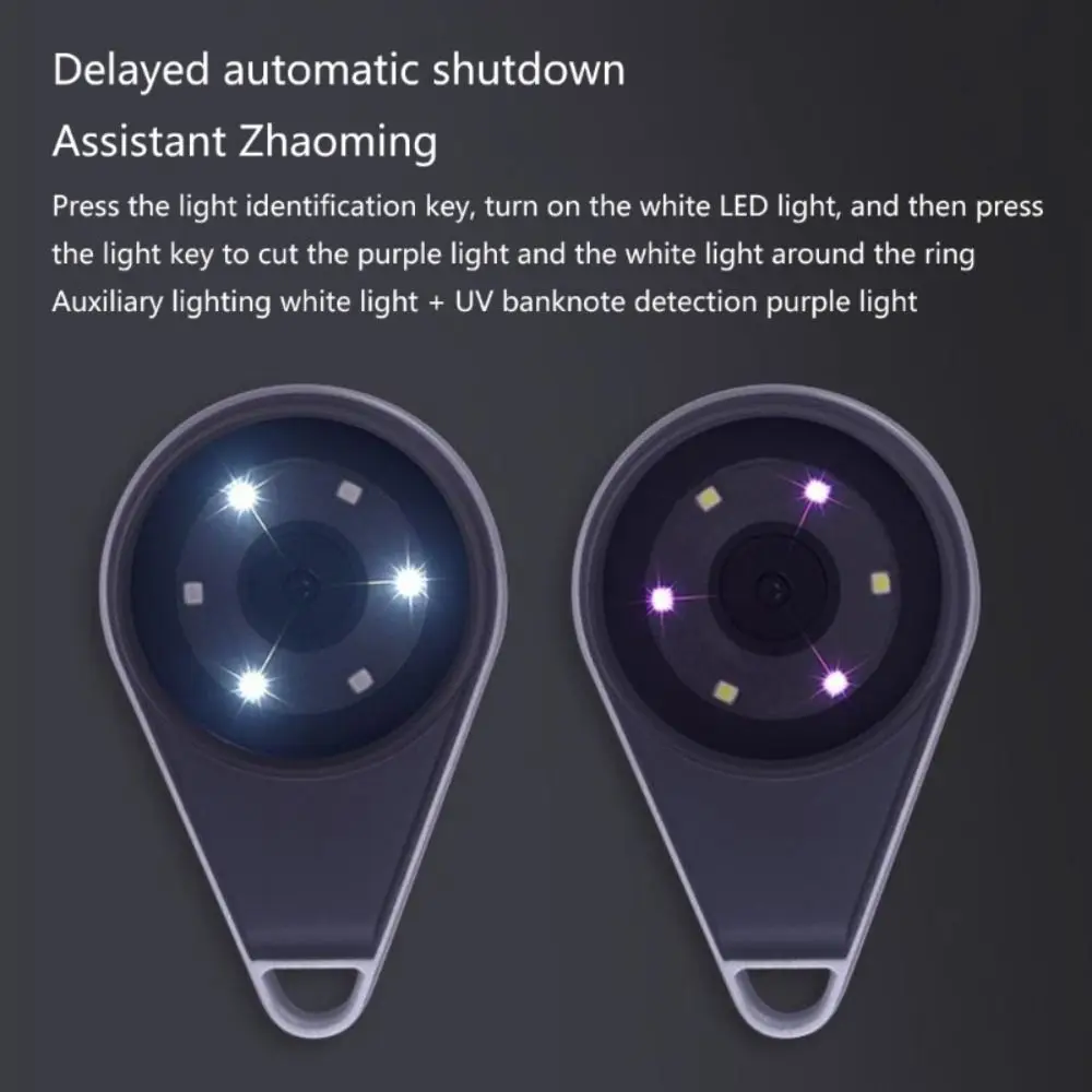 Увеличительное стекло с цифровым дисплеем 60/80/100x карманный микроскоп