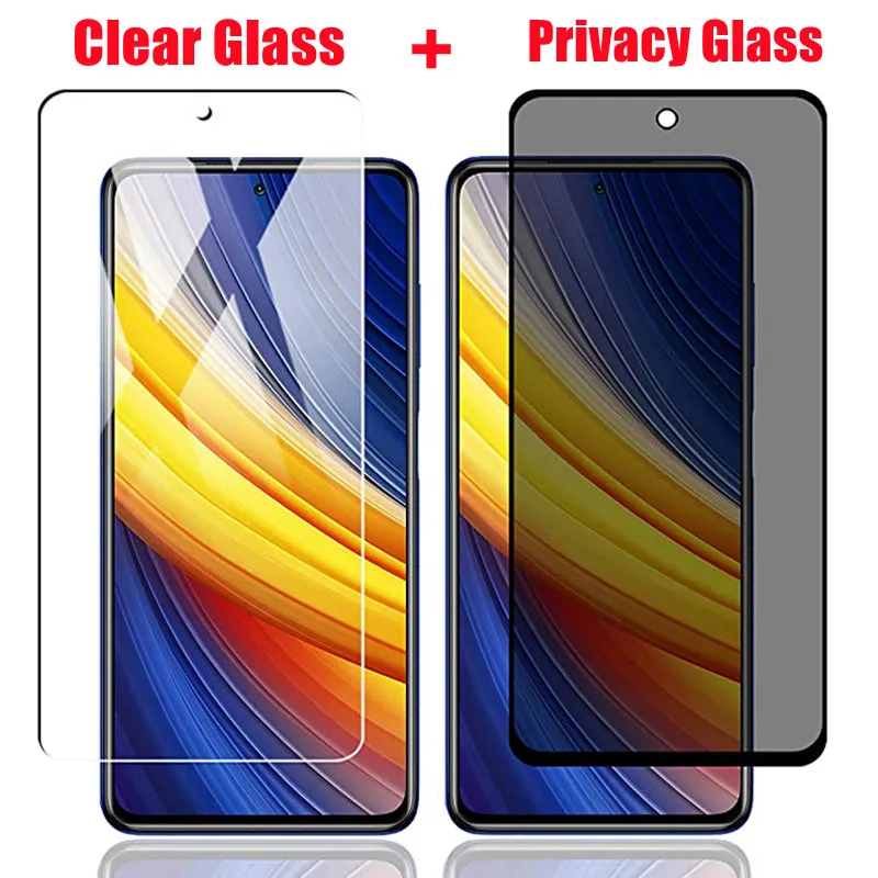 

2Pcs Privacy Screen Protectors for Xiaomi Poco X3 Pro NFC F3 M3 M4 Redmi Note 11 10 9 8 7 11T Pro 9s 10s 9T 9A 9C Tempered Glass