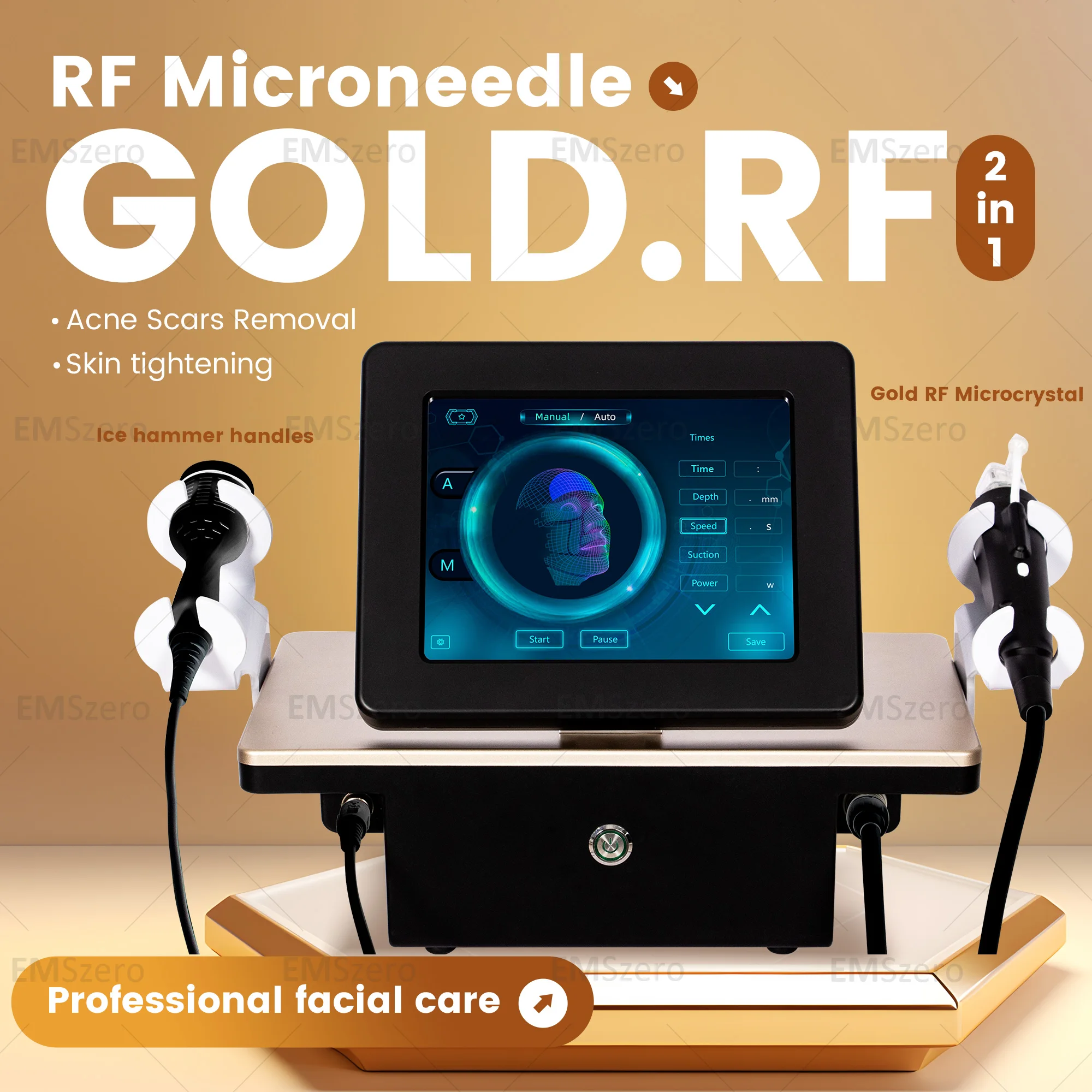 Фото RF Microneedling Beauty Salon Use Machine против морщин/микроигла RF фракционная микроигольная машина портативный настольный OEM ODM №5