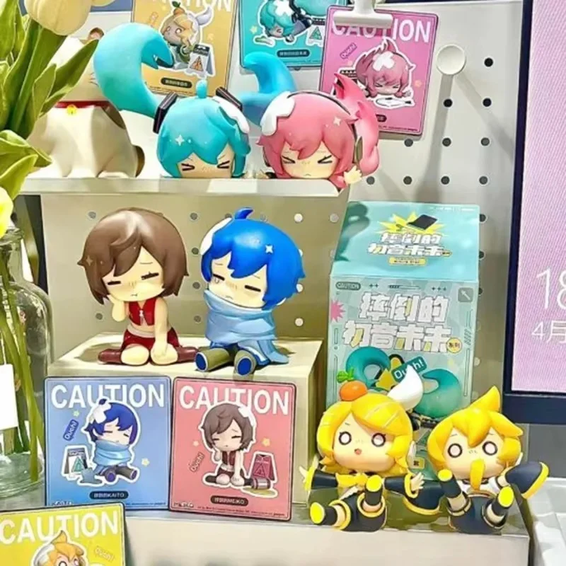 Фото Spot Falling Hatsune Miku Mysterious Box Miku Blind Box Фигурки Vocaloid Аниме Модель Kawaii Girls Fufu Doll Collection Модель Игрушки №1