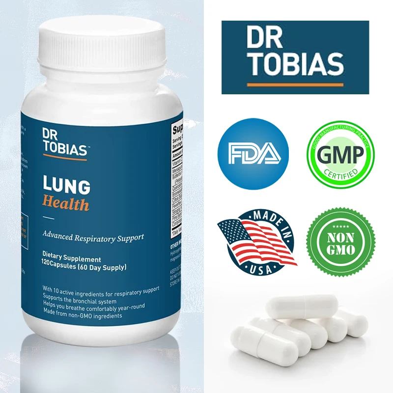 

Lung Support Supplement, Lung Cleanse & Detox Formula Includes Vitamin C To Support Bronchial and Respiratory System