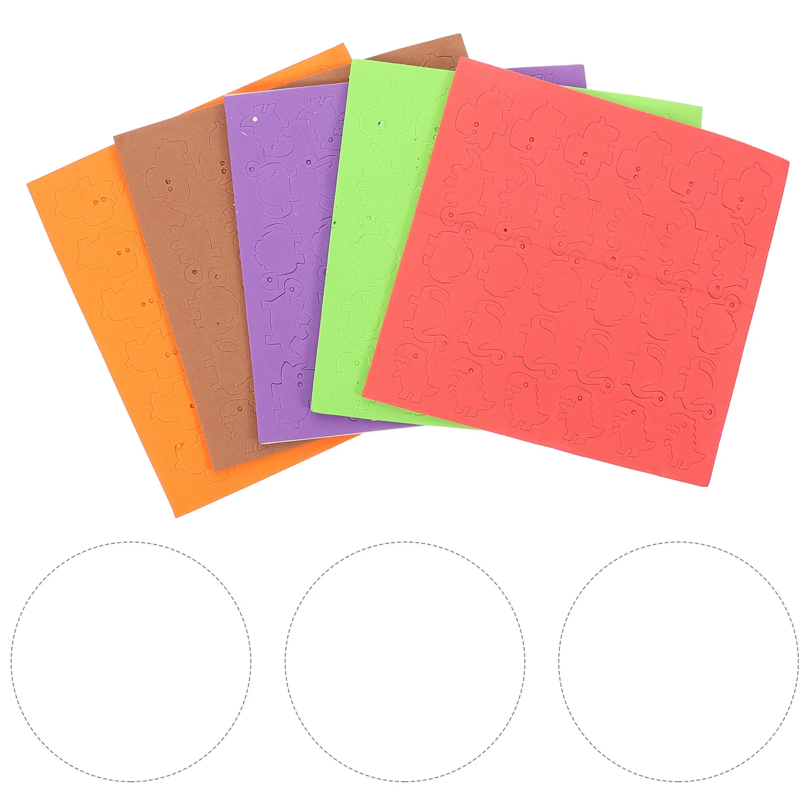 

150 Sheets Foam Stickers Animal Self Adhesive Patches Adorable Label Materials Decals