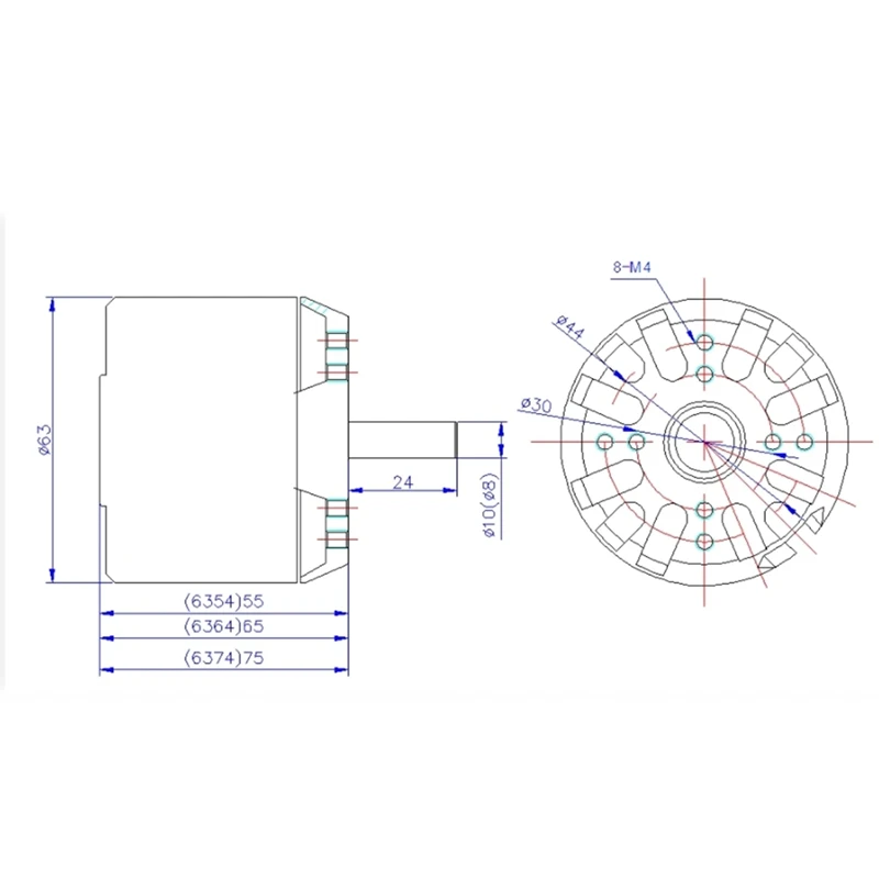Бесщеточный семейный для электрического велосипеда/скейтборда BLDC ременной