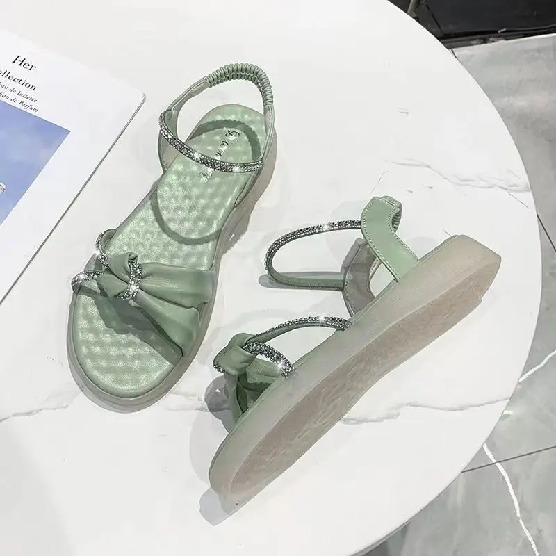 Sandals Female Student Flat Bottom 2023 Summer New Fashion Women's Sandals