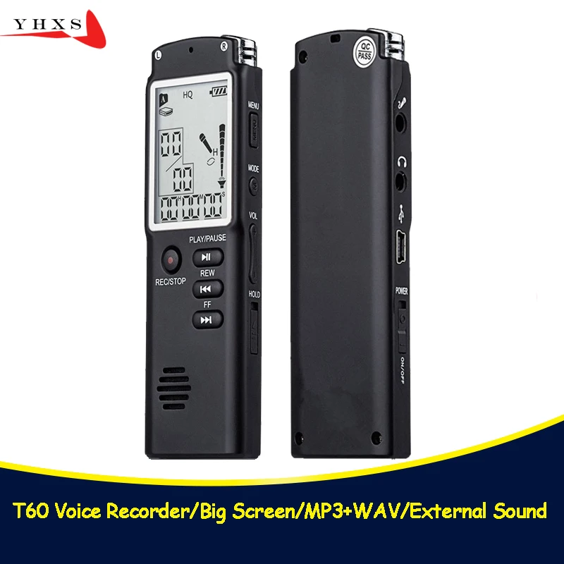 Usb Professional 96 Hours Lcd Dictaphone Digital Audio Voice