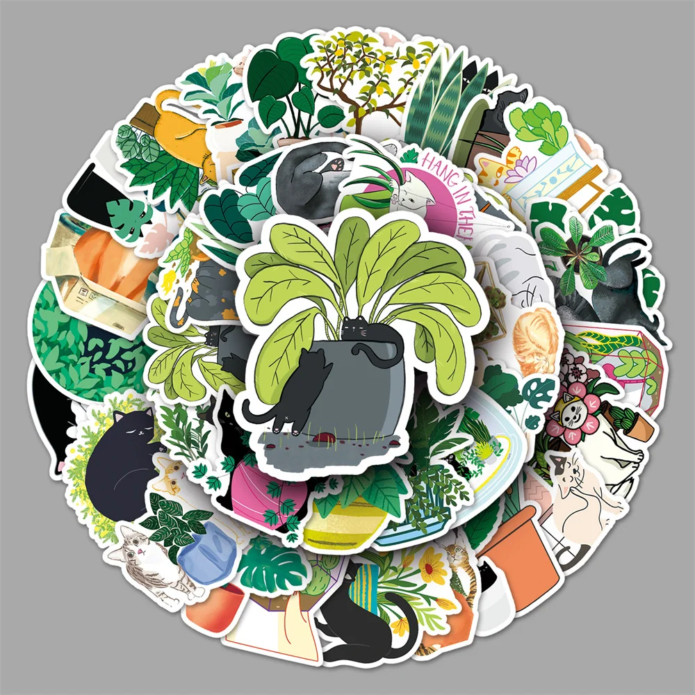 

10/30/50 шт., водонепроницаемые наклейки для компьютера и скейтборда