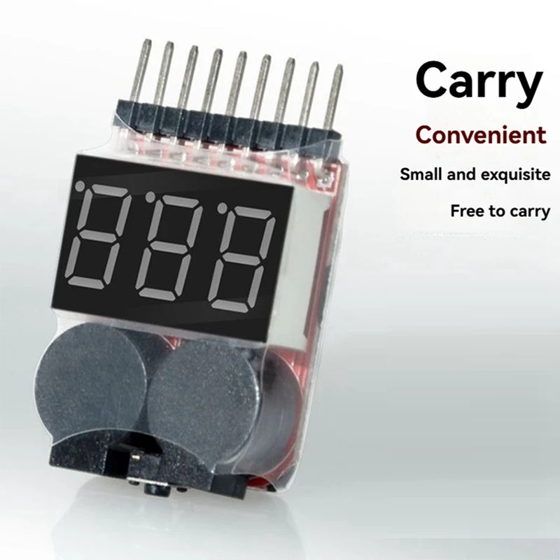 BBX1-8S 1-8S 2IN1 Тестер напряжения Lipo батареи/Сигнализация звукового сигнала низкого