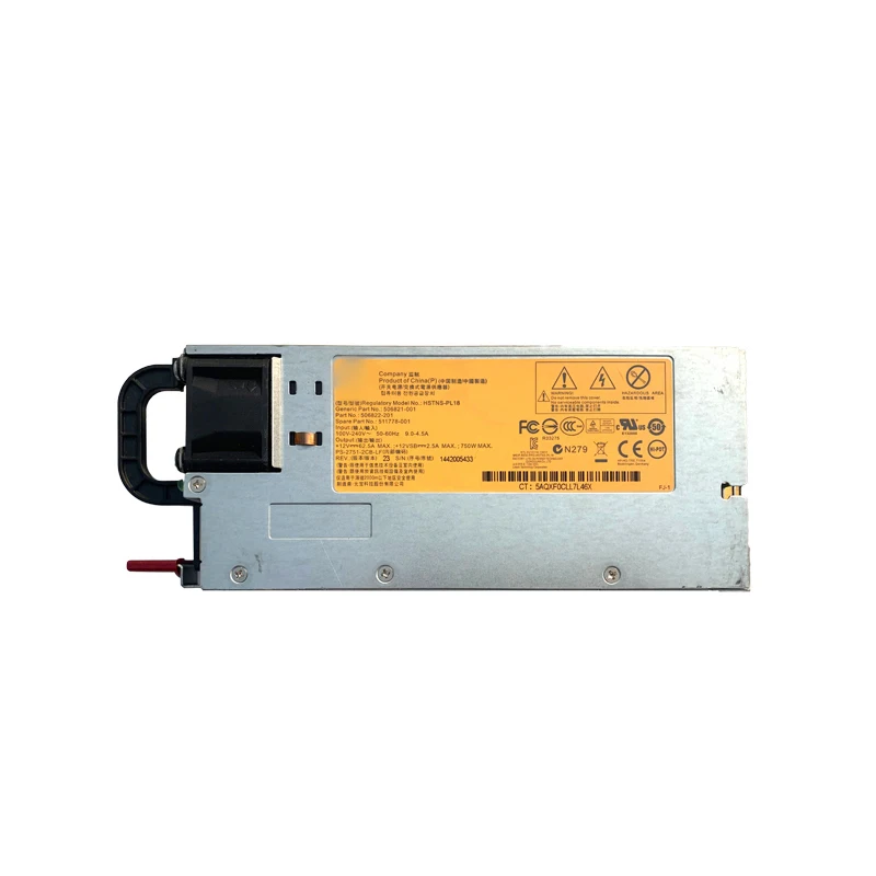 Серверный блок питания 12 В, 750 А, 506821 Вт для DL380G6, DL380G7 HSTNS-PL18 A 511778-001,-001, импульсный источник питания, оригинал