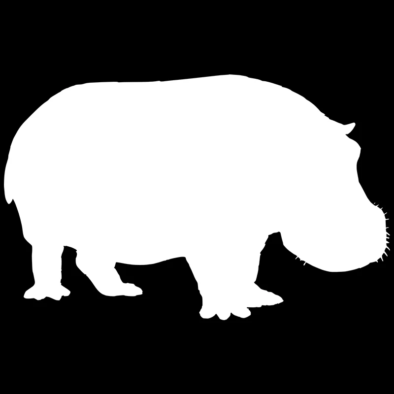 

BLKUOPAR для бегемота силуэт автомобильные наклейки солнцезащитные оригинальные наклейки устойчивые к царапинам автомобильные виниловые наклейки