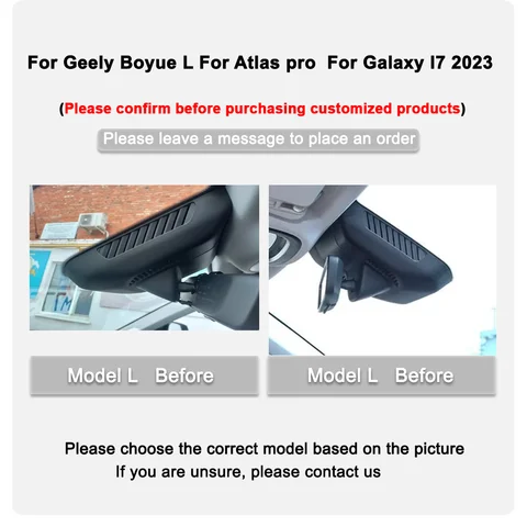 Для Geely Boyue L, для Atlas pro, для Galaxy l7 2023 4K 2160P Plug and Play, Автомобильный регистратор, Wifi видеорегистратор