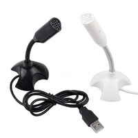 new portable studio speech mini usb microphone stand mic with holder for microfono computer laptop