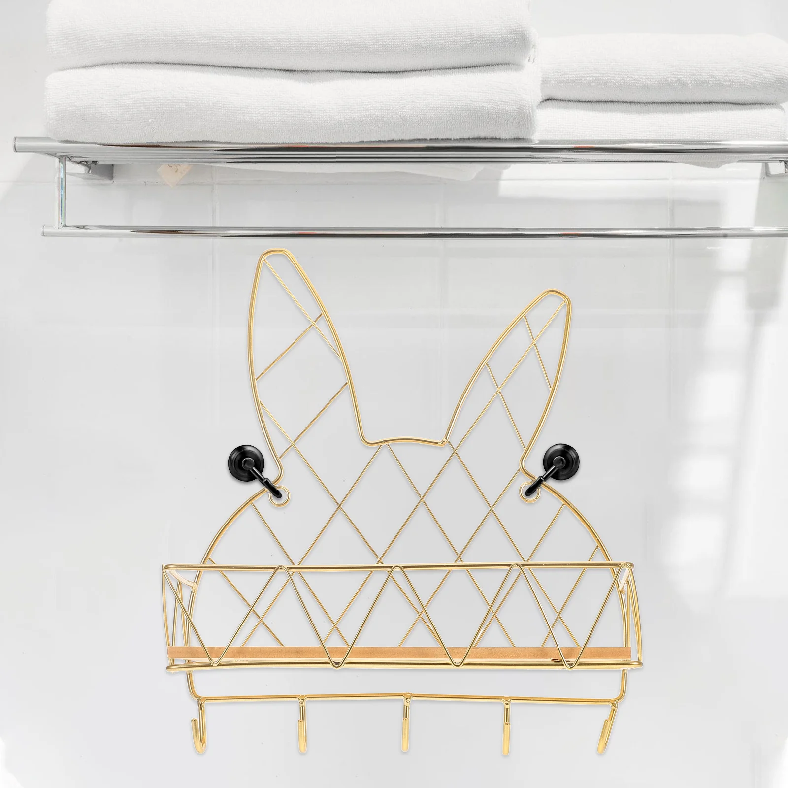 Хрустальная настенная полка полки для хранения корзина комнаты в общежитии