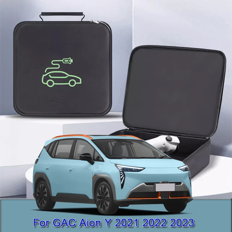 

EV Car Charging Cable Storage Carry Bag Charger Plugs Sockets Waterproof Fire Retardant Acccessory For GAC Aion Y 2021 2022 2023