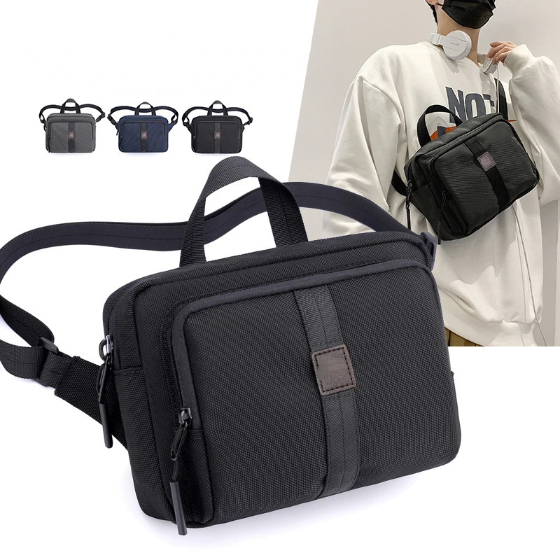 

Fanny Pack One Shoulder Oxford Casual Crossbody Bag Men's Stylish Small Crossbody Bag Sports Outdoor Bag