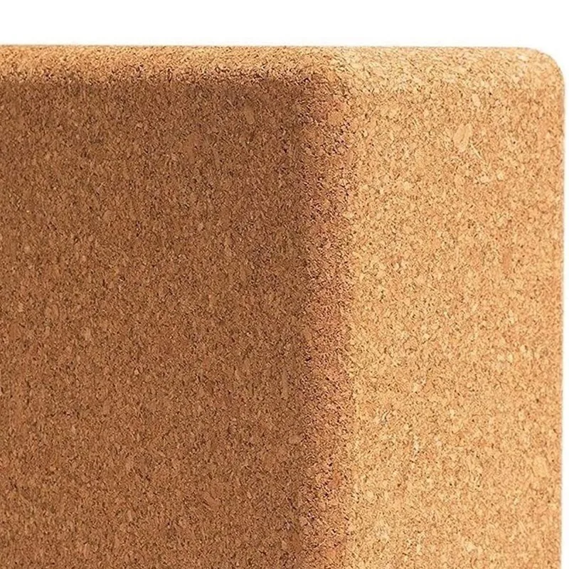 2 шт. толстый блок для йоги пробковый высокая плотность пресс ног начинающих