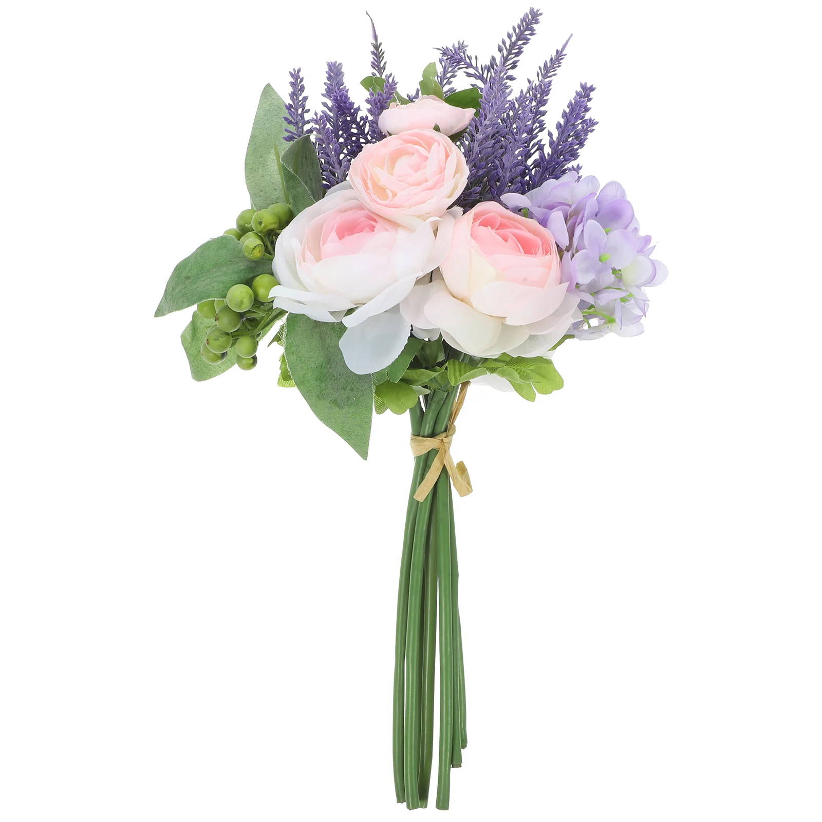

Artificial Bouquet Office Fake Flower Berry Flowers Floral Decor Vases Decoration Faux