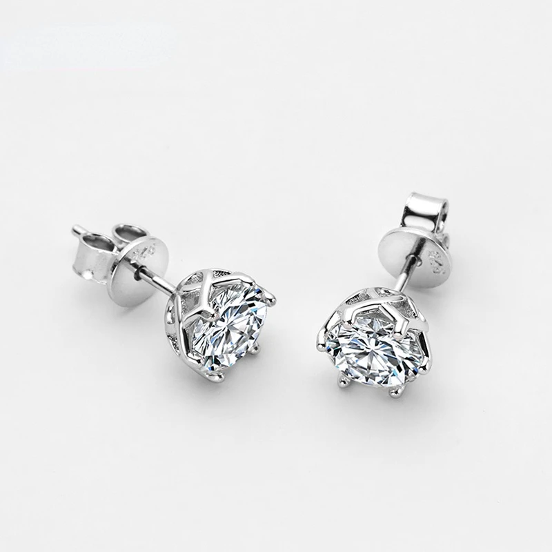

Серьги женские из серебра 0,5 пробы, 100%-1 карат