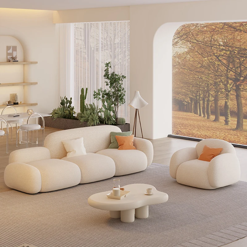 

Wood Cushioned Lazy Sofa Chair Modern Single Convertible Corner Nordic Sofa Luxury Lounges Muebles Hogar Home Furniture MZY