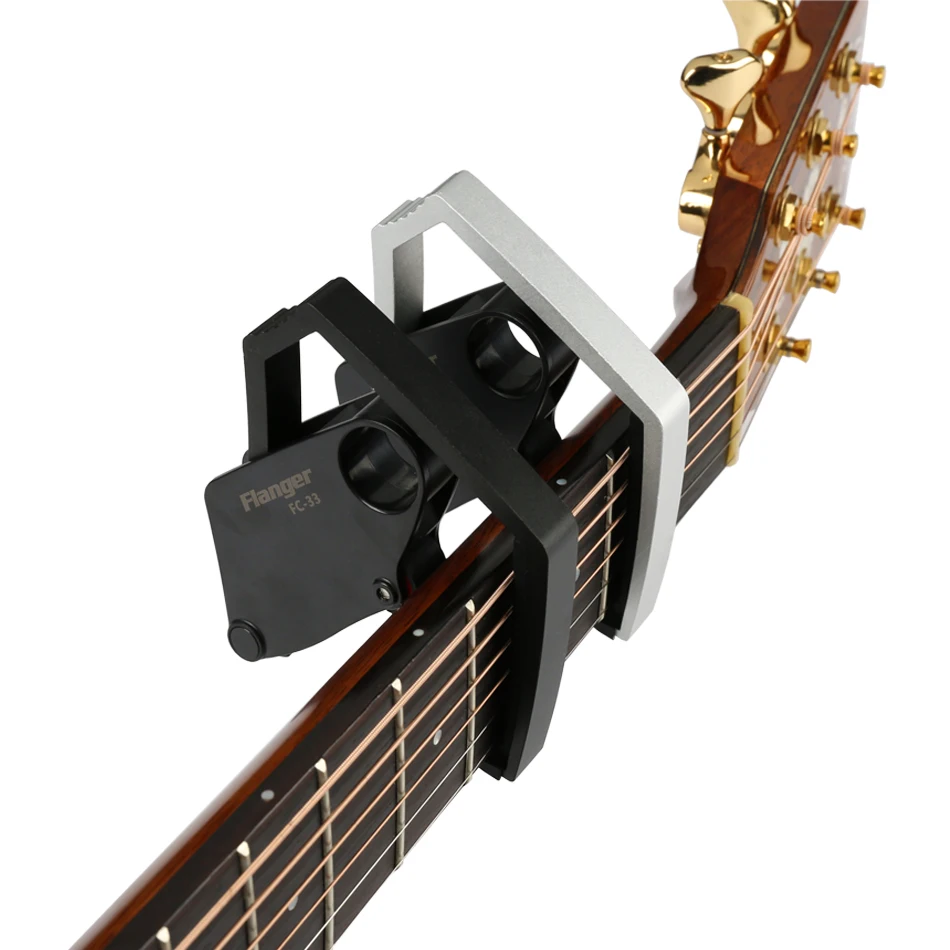 

Flanger FC-33 New Mechanical Structure Acoustic Electric Guitar Capo Future Quick Change Clamp Aluminium Alloy+3 in 1 Gift Pick