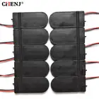 10 шт. CR2032 Кнопка монетница Батарейный держатель Чехол Крышка с выключателем ВКЛ.ВЫКЛ. 3 в x2 6 в батарейный отсек для хранения