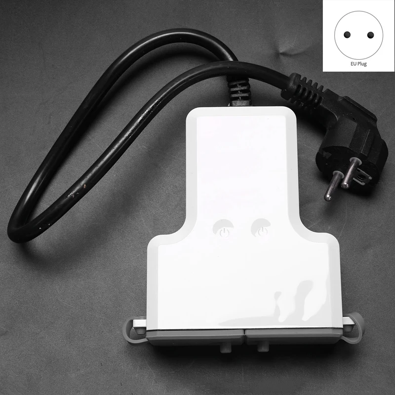 Водонепроницаемая умная вилка Tuya розетка Wi-Fi уличная настройка времени