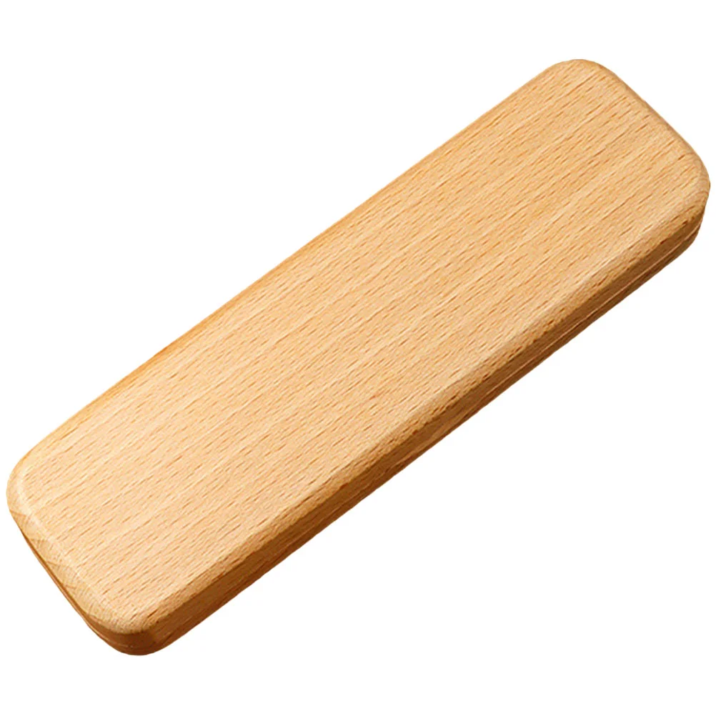 

Pen Case Box Wooden Display Single Holder Gift Wood Organizer Storage Stationery Classroom Portable Ballpoint Painting School